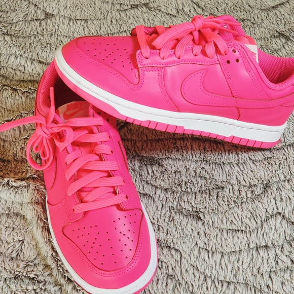 Nike Shoes - 🔥 Nike Dunk Low "Hyper Pink" Women's - Rare Barbiecore Aesthetic - Size 7